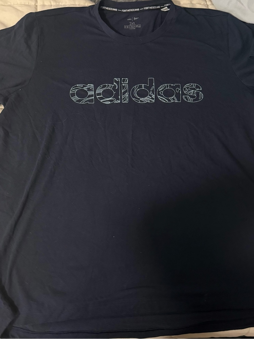 adidas Navy Blue Crew Neck T-Shirt NWOT